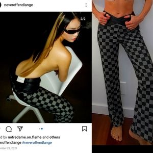 Ssense Never Offend L'Ange off white preview punk gothic couture cut pants 25